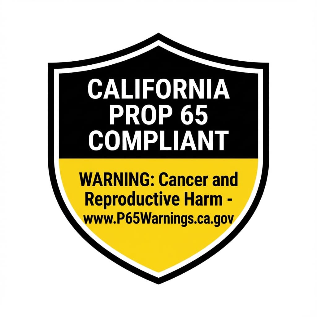 Prop 65 Compliant certification for eco microfiber leather and furniture fabrics